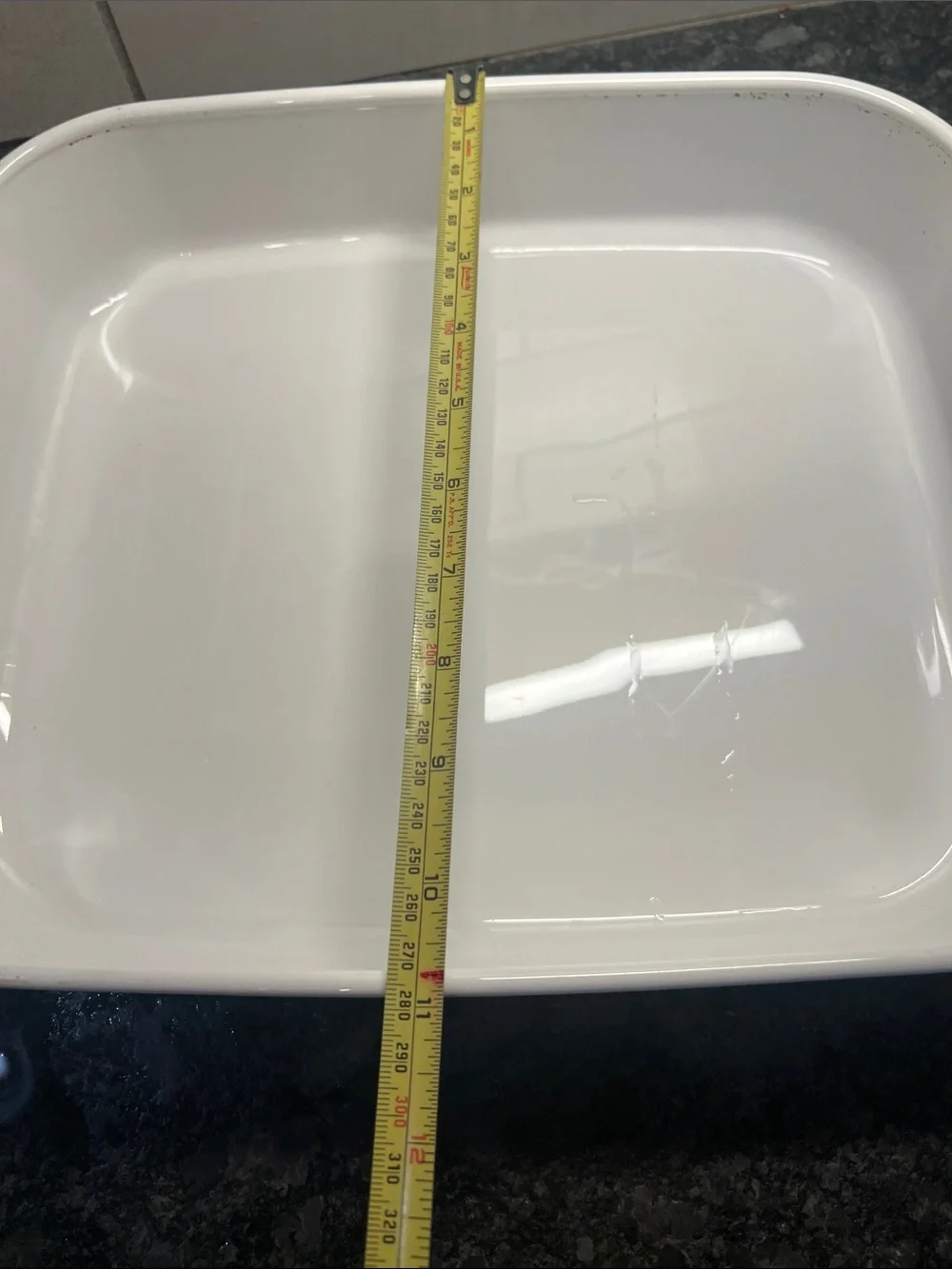 Corningware White Ceramic Baking Dish with Handles - “JUST WHITE” lasagne pan